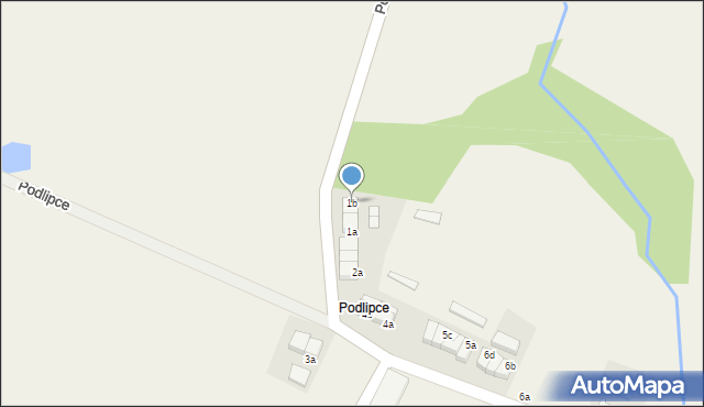 Podlipce, Podlipce, 1b, mapa Podlipce