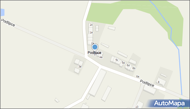 Podlipce, Podlipce, 4b, mapa Podlipce