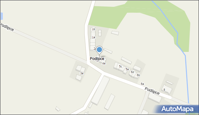 Podlipce, Podlipce, 4c, mapa Podlipce