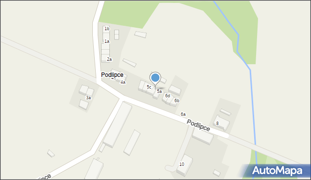 Podlipce, Podlipce, 5b, mapa Podlipce