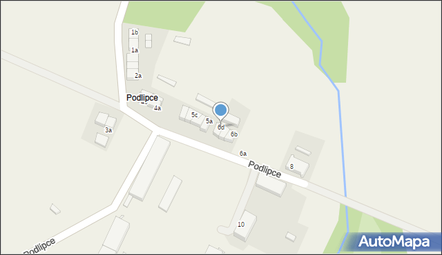 Podlipce, Podlipce, 6d, mapa Podlipce