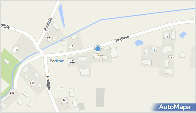 Podlipie, Podlipie, 2, mapa Podlipie