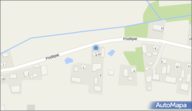 Podlipie, Podlipie, 4, mapa Podlipie