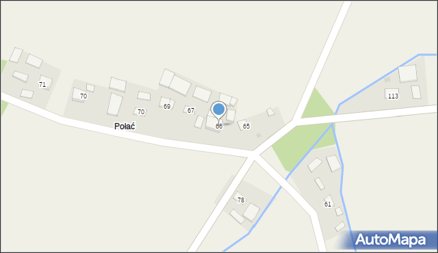 Podlipie, Podlipie, 66, mapa Podlipie