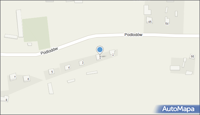 Podlodów, Podlodów, 2, mapa Podlodów