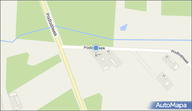 Podlodówek, Podlodówek, 39, mapa Podlodówek