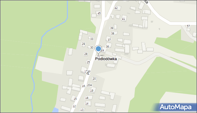 Podlodówka, Podlodówka, 21, mapa Podlodówka