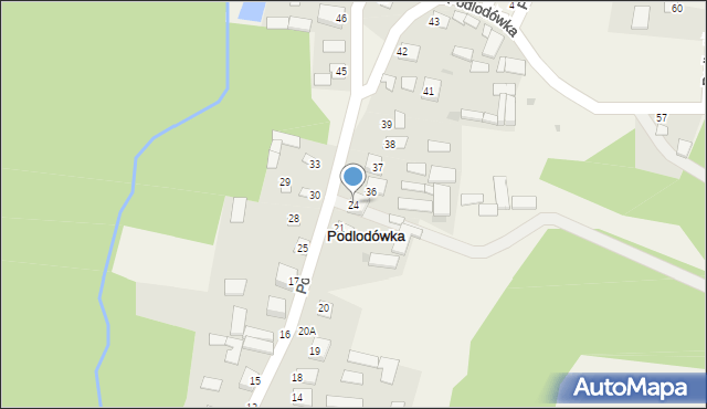 Podlodówka, Podlodówka, 24, mapa Podlodówka