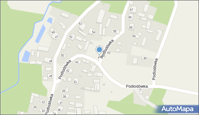 Podlodówka, Podlodówka, 44, mapa Podlodówka