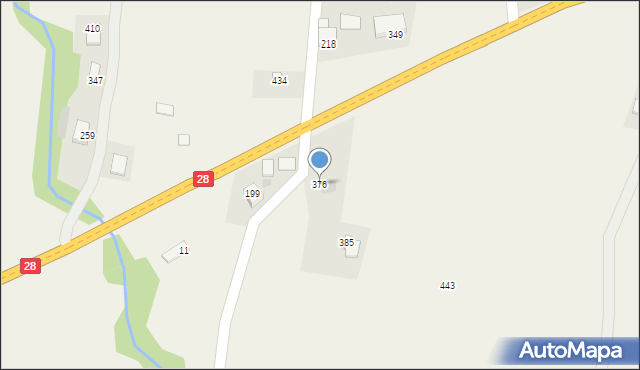Podłopień, Podłopień, 376, mapa Podłopień