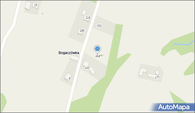 Podłopień, Podłopień, 414, mapa Podłopień