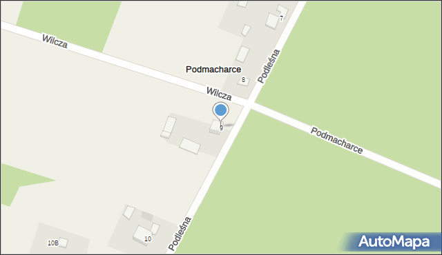 Podmacharce, Podmacharce, 9, mapa Podmacharce