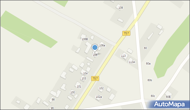 Podmaleniec, Podmaleniec, 106, mapa Podmaleniec