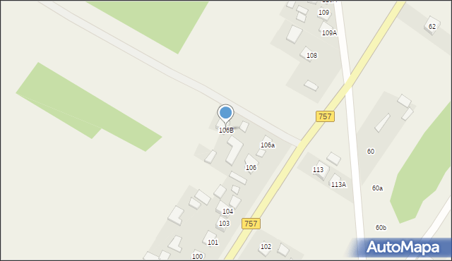 Podmaleniec, Podmaleniec, 106B, mapa Podmaleniec