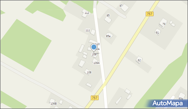 Podmaleniec, Podmaleniec, 109, mapa Podmaleniec