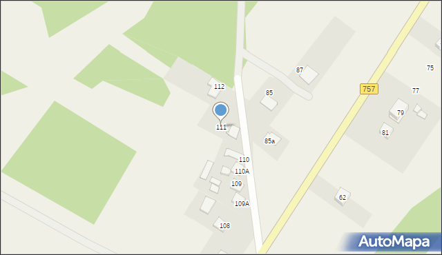 Podmaleniec, Podmaleniec, 111, mapa Podmaleniec