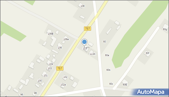 Podmaleniec, Podmaleniec, 113, mapa Podmaleniec