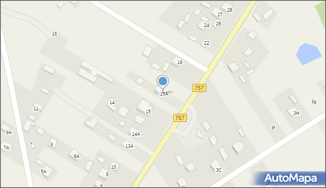 Podmaleniec, Podmaleniec, 15A, mapa Podmaleniec