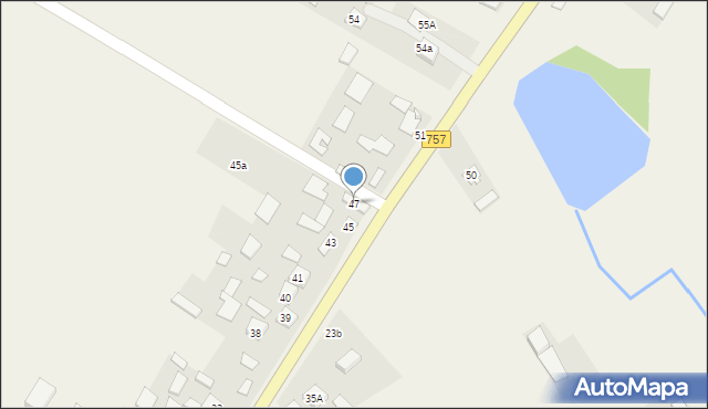 Podmaleniec, Podmaleniec, 47, mapa Podmaleniec