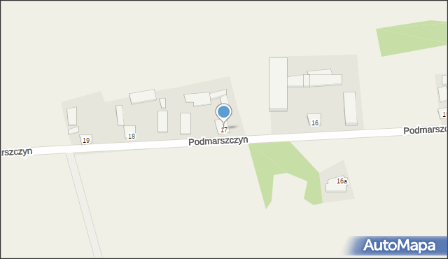 Podmarszczyn, Podmarszczyn, 17, mapa Podmarszczyn