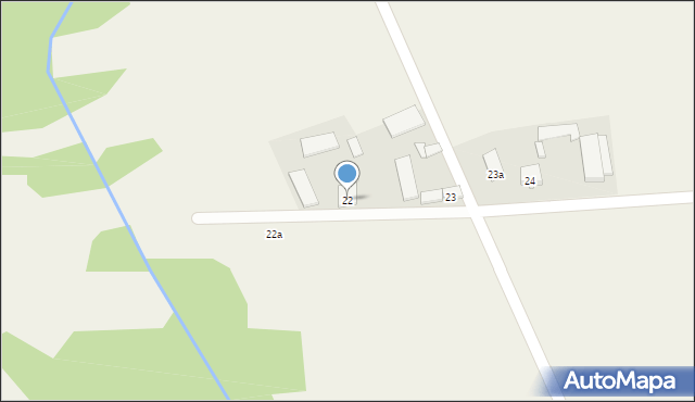 Podmarszczyn, Podmarszczyn, 22, mapa Podmarszczyn