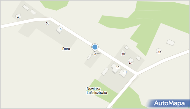 Podnowinka, Podnowinka, 6, mapa Podnowinka