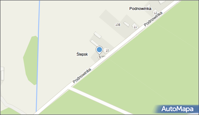 Podnowinka, Podnowinka, 9, mapa Podnowinka