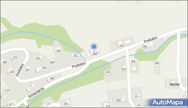 Podobin, Podobin, 190, mapa Podobin