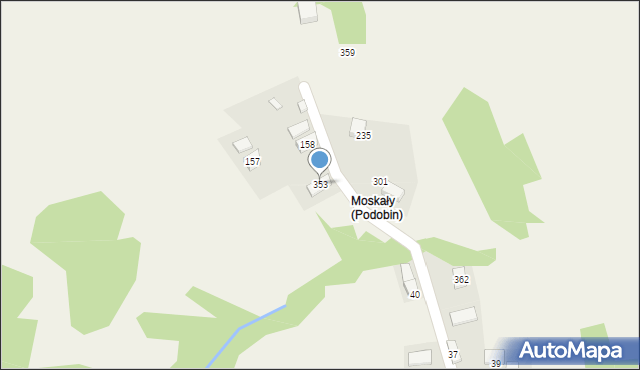 Podobin, Podobin, 353, mapa Podobin