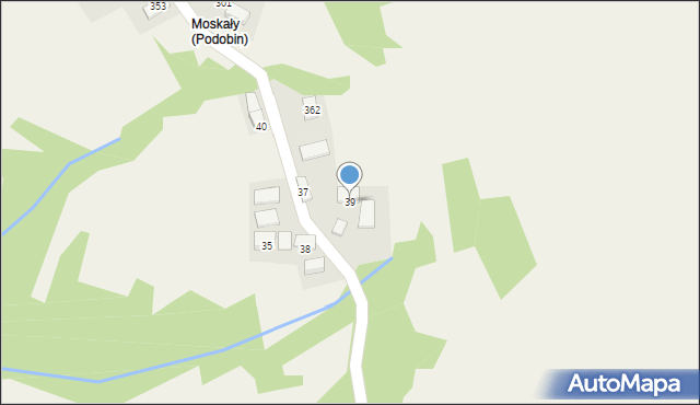 Podobin, Podobin, 39, mapa Podobin