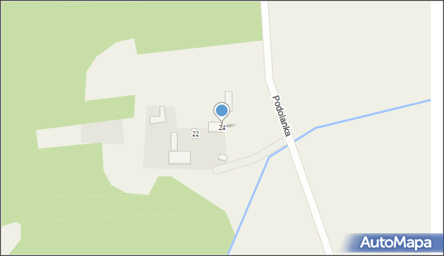 Podolanka, Podolanka, 24, mapa Podolanka