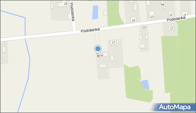 Podolanka, Podolanka, 29, mapa Podolanka