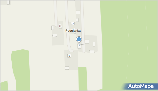 Podolanka, Podolanka, 3, mapa Podolanka