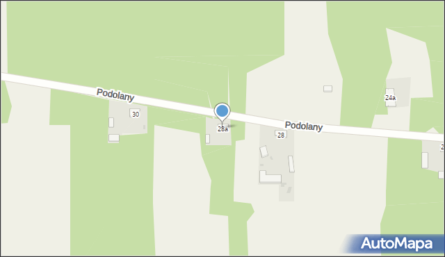 Podolany, Podolany, 28a, mapa Podolany