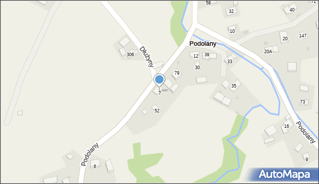 Podolany, Podolany, 7, mapa Podolany