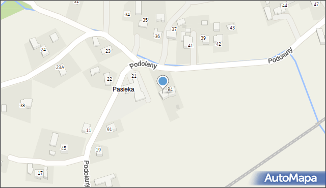 Podolany, Podolany, 95, mapa Podolany