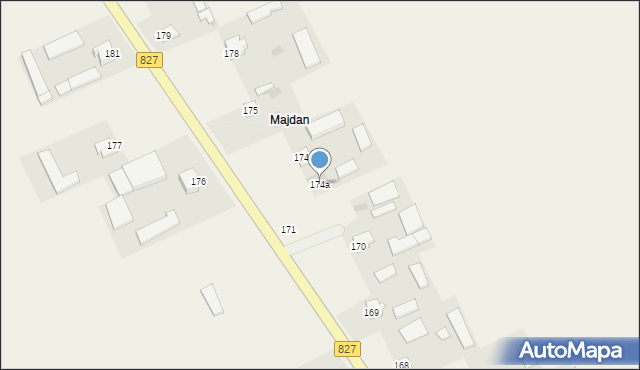 Podole, Podole, 174a, mapa Podole