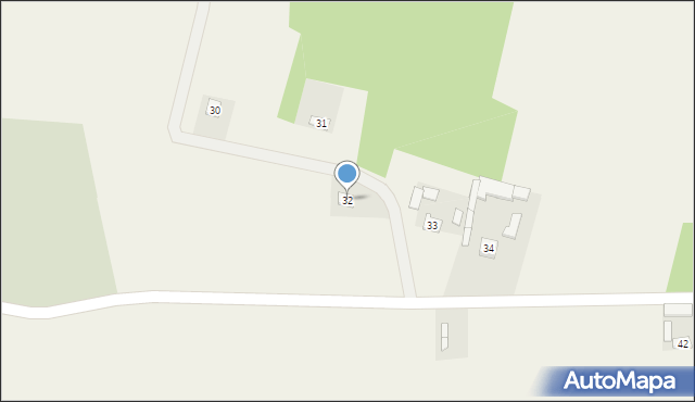 Podole, Podole, 32, mapa Podole