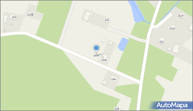 Podole, Podole, 244d, mapa Podole