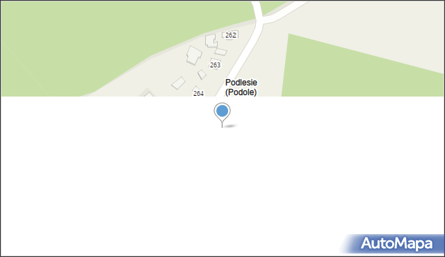Podole, Podole, 264a, mapa Podole
