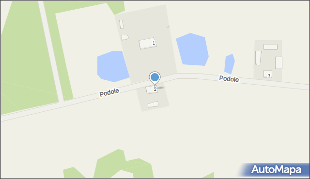 Podole, Podole, 2, mapa Podole