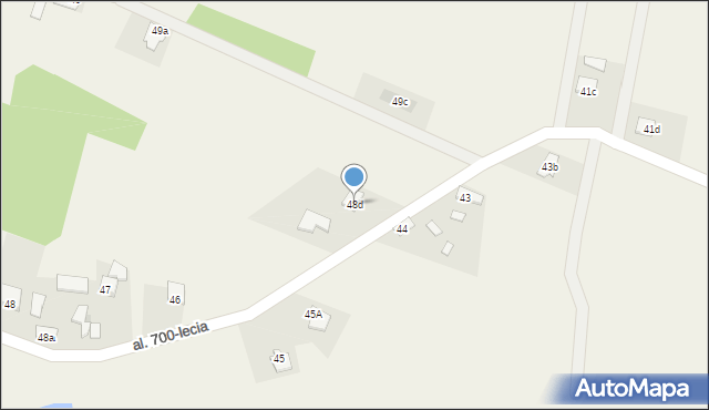 Podole, Podole, 48d, mapa Podole