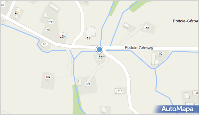 Podole-Górowa, Podole-Górowa, 152, mapa Podole-Górowa