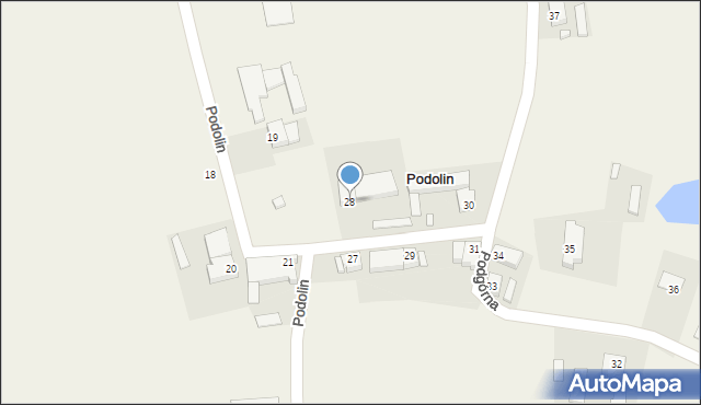 Podolin, Podolin, 28, mapa Podolin