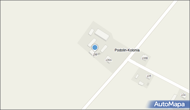 Podolin, Podolin, 106, mapa Podolin