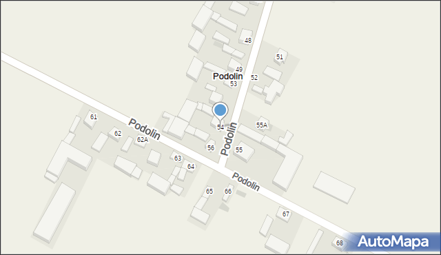 Podolin, Podolin, 54, mapa Podolin