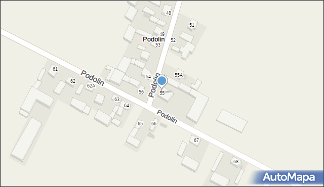 Podolin, Podolin, 55, mapa Podolin