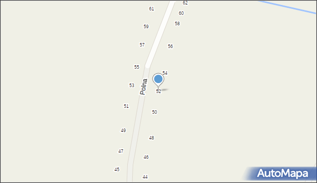 Podolszyn, Polna, 52, mapa Podolszyn