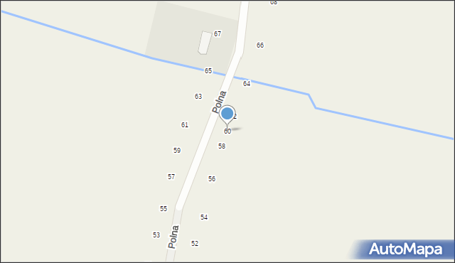 Podolszyn, Polna, 60, mapa Podolszyn