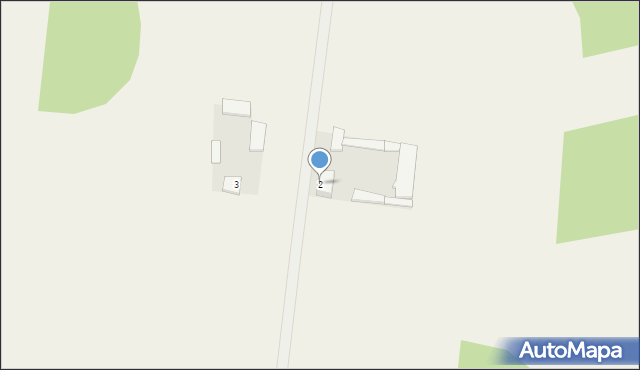 Podosie, Polna, 2, mapa Podosie